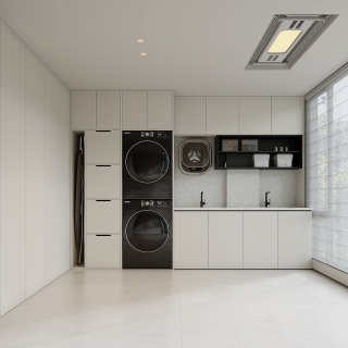 现代四楼洗衣房