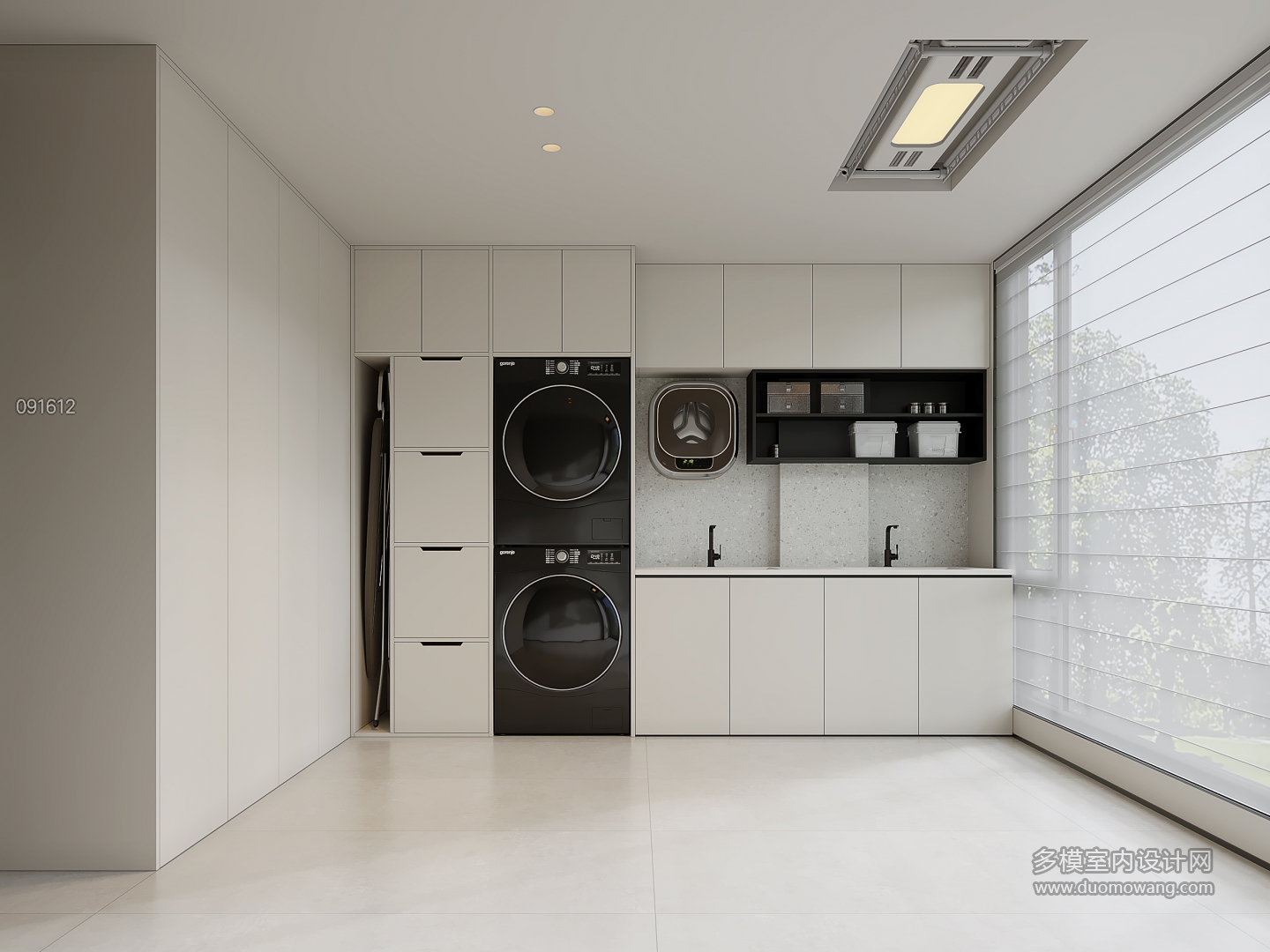 现代四楼洗衣房