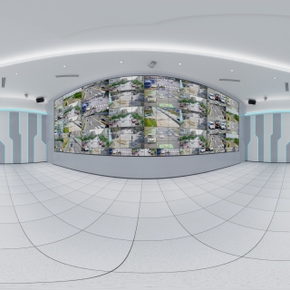 现代指挥中心全景改