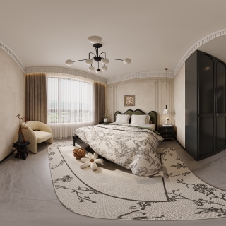 法式中古次卧全景