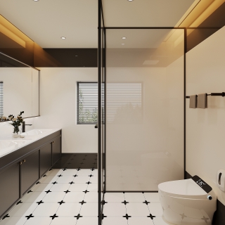 法式三楼卫生间单张