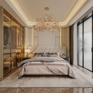 现代轻奢主卧