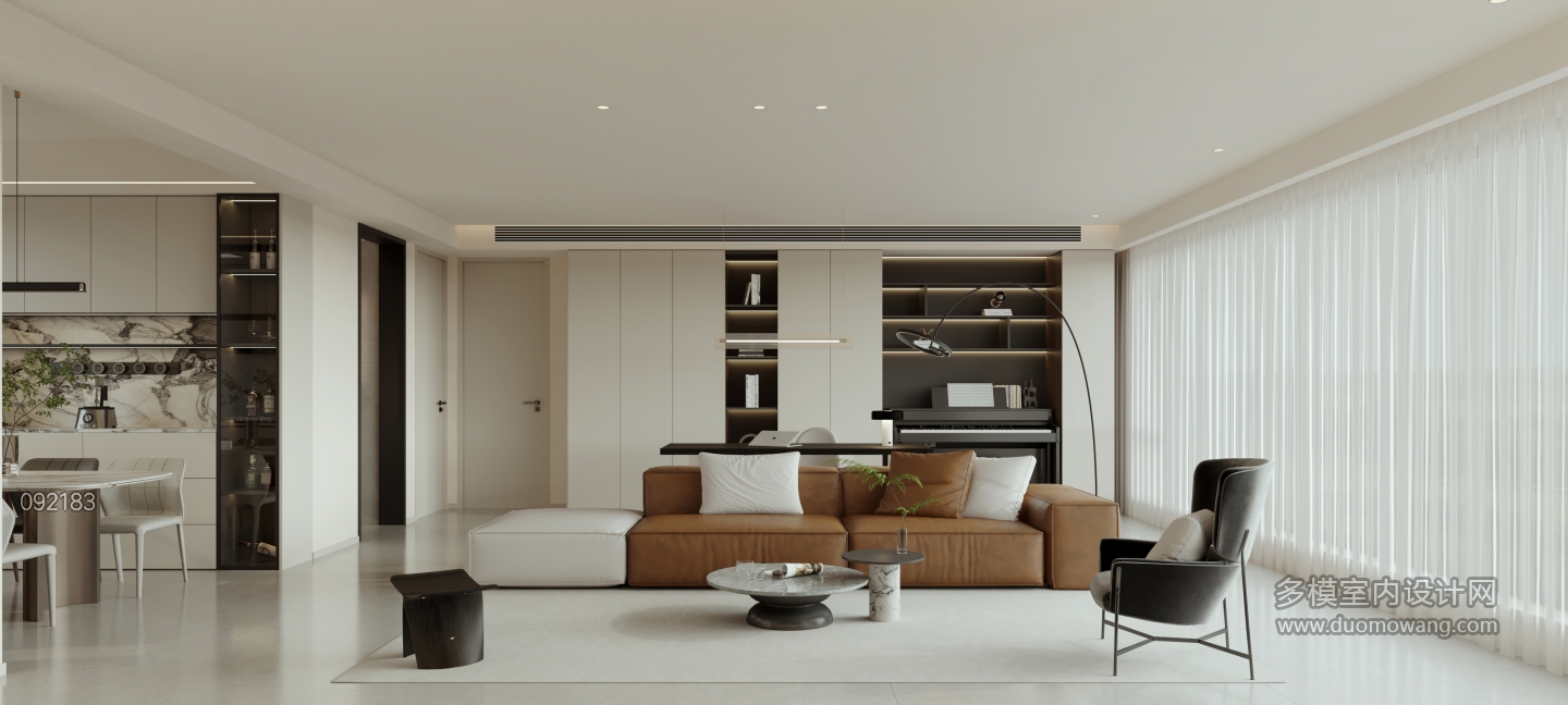 现代 客餐厅 单张2