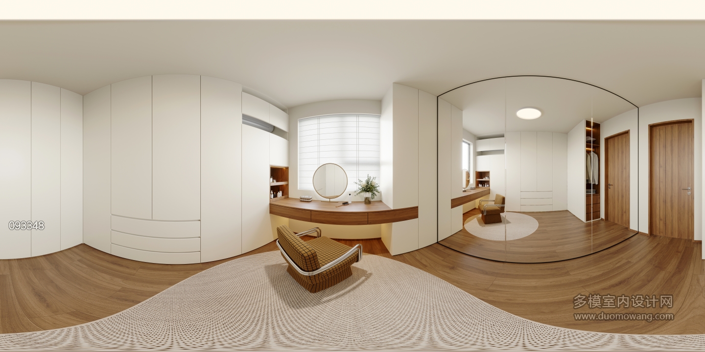 日式衣帽间全景