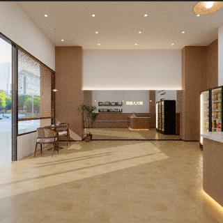 现代蛋糕店大厅