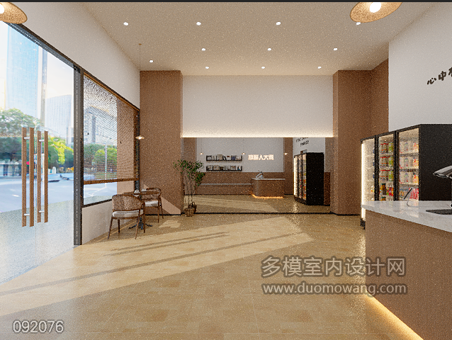 现代蛋糕店大厅