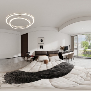 新中式二楼主卧