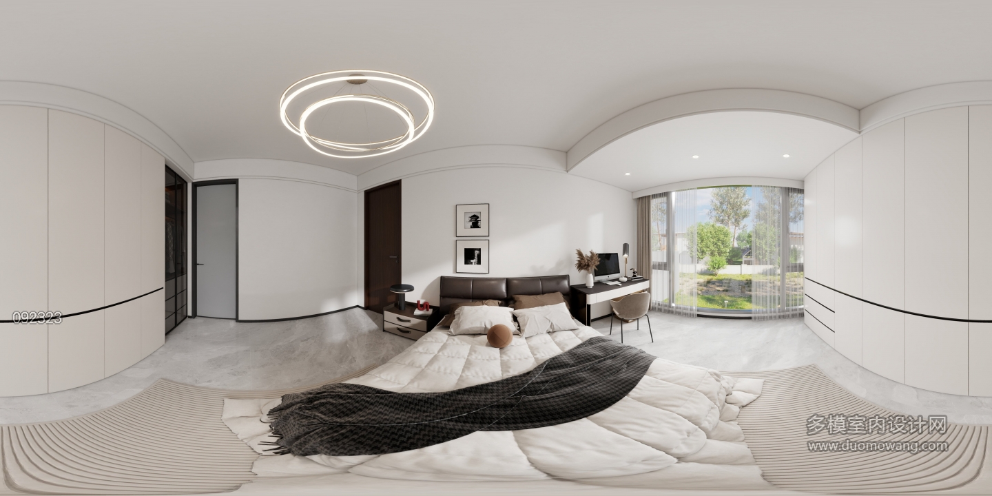 新中式二楼主卧