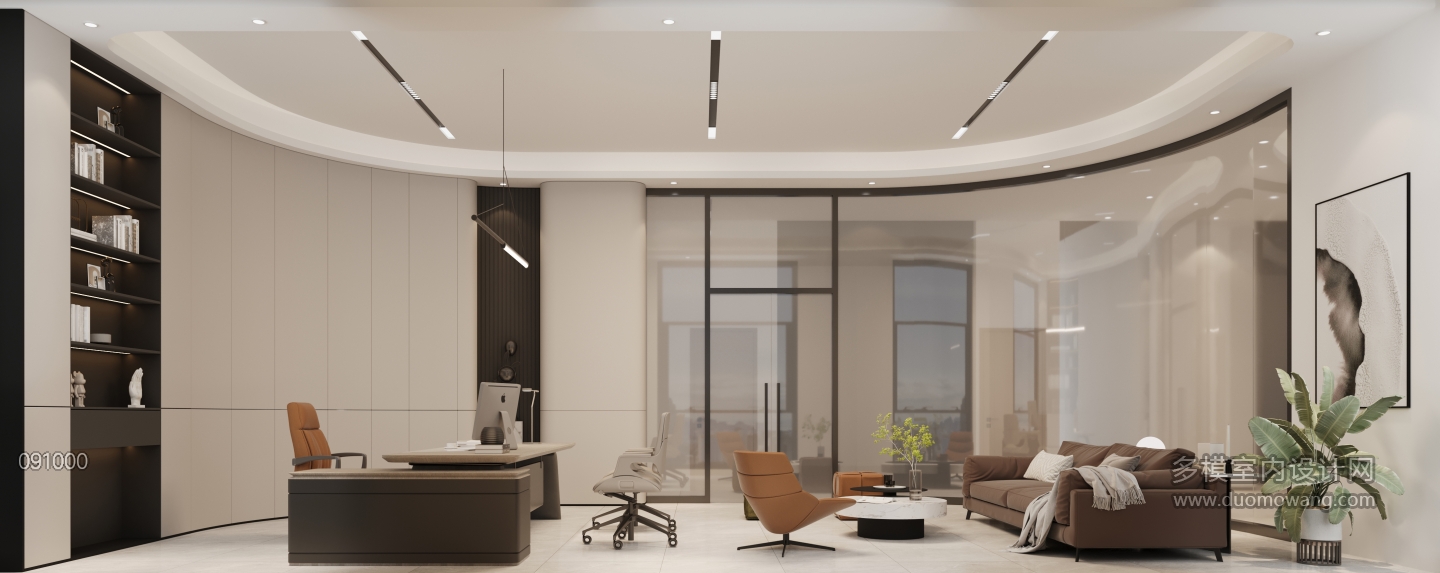 三层，总经理办