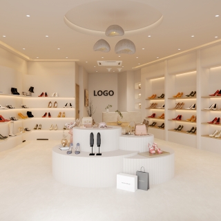 现代鞋店静态
