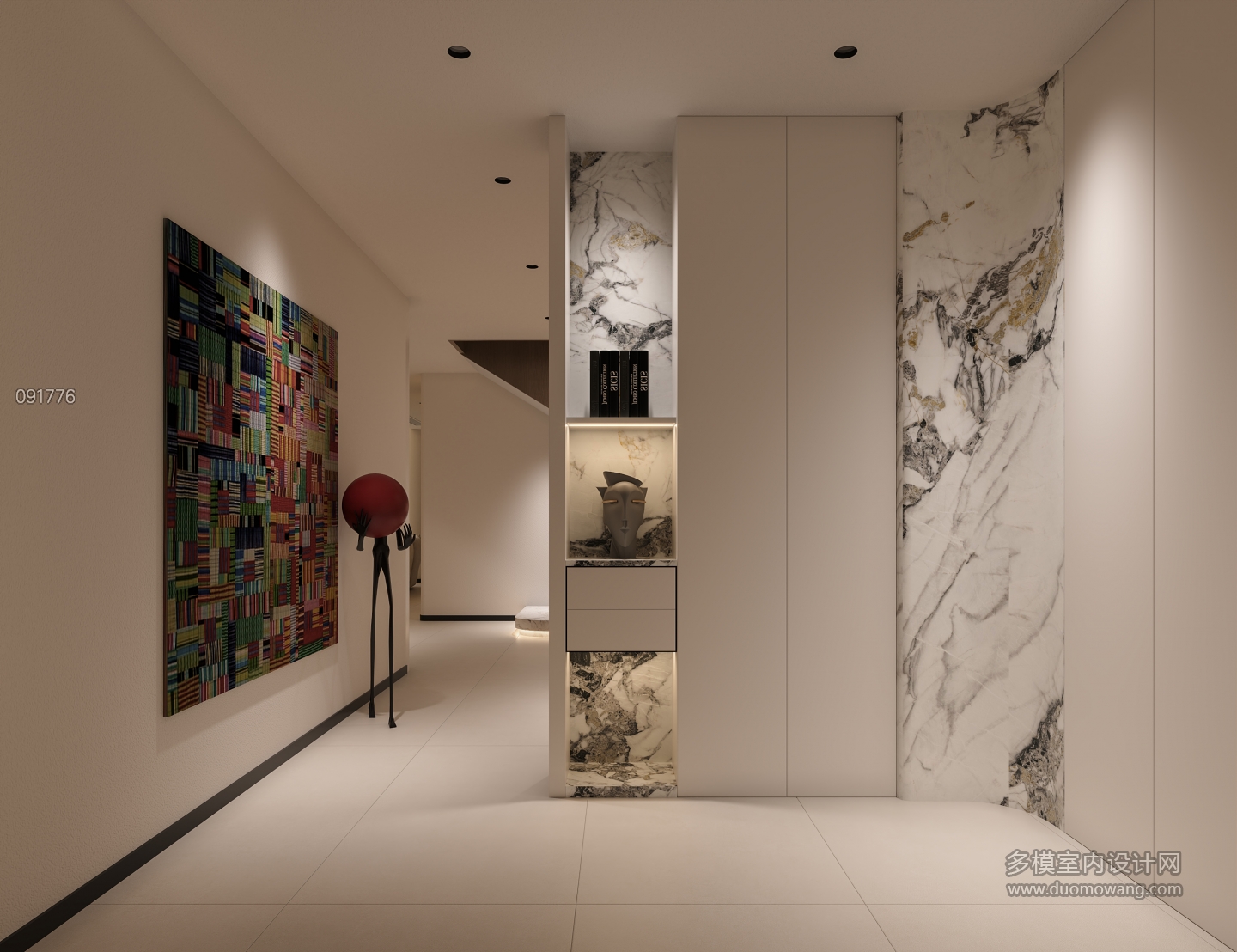 法式 负一层 玄关 1