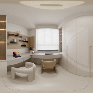 法式奶油衣帽间