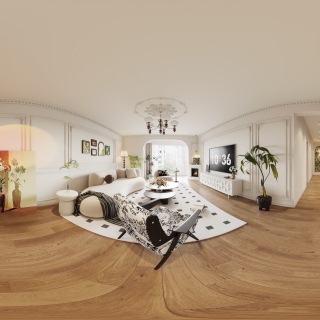 1法式客餐厅全景