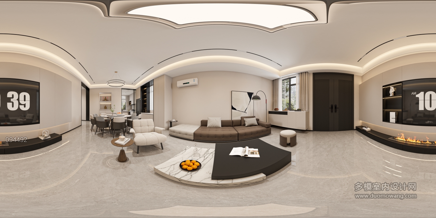 现代1 楼客餐厅