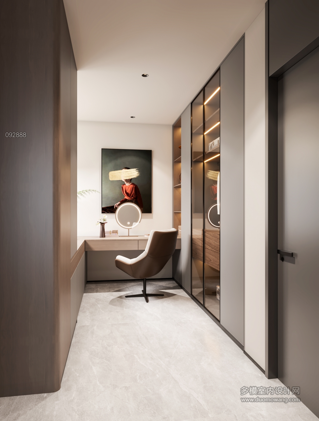 意式主卧衣帽间