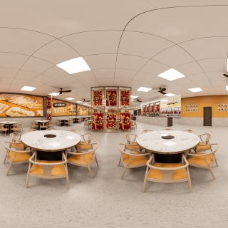 现代火锅店大厅2