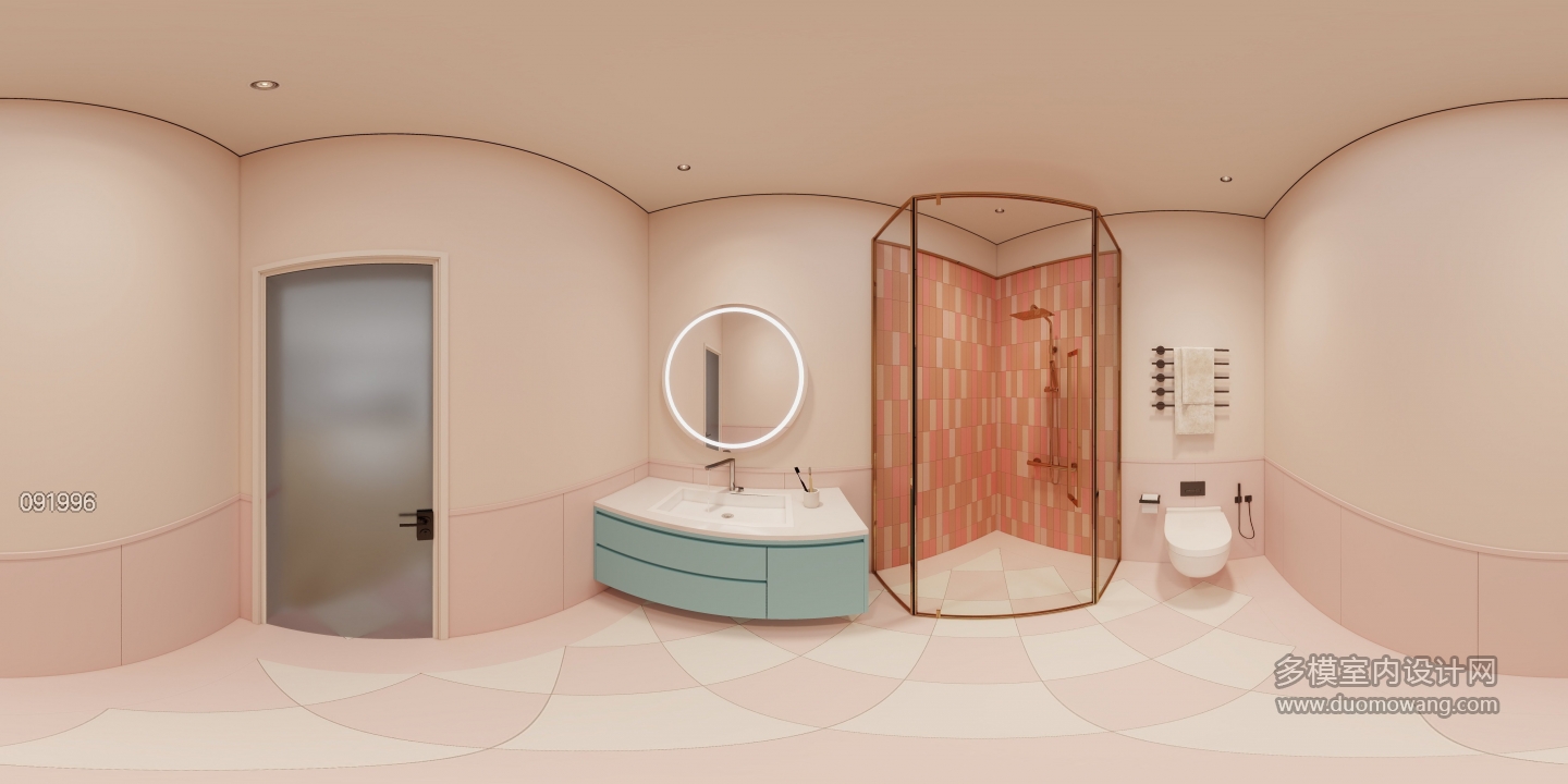 现代-儿童房卫生间6