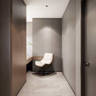 意式二楼主卧衣帽间