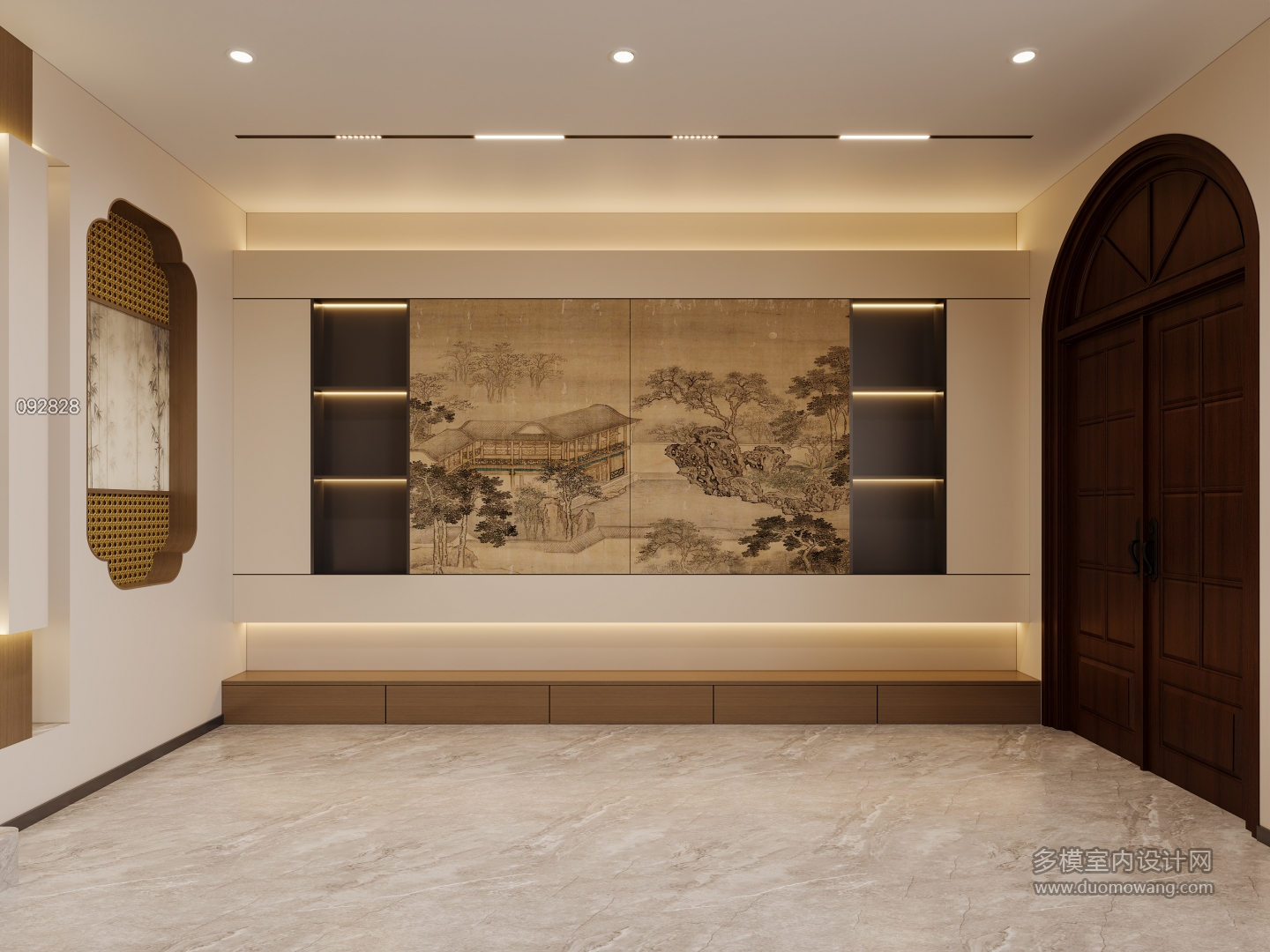 新中式电视背景