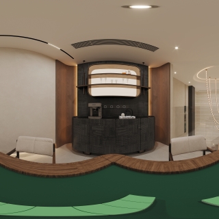 负一层棋牌室全景