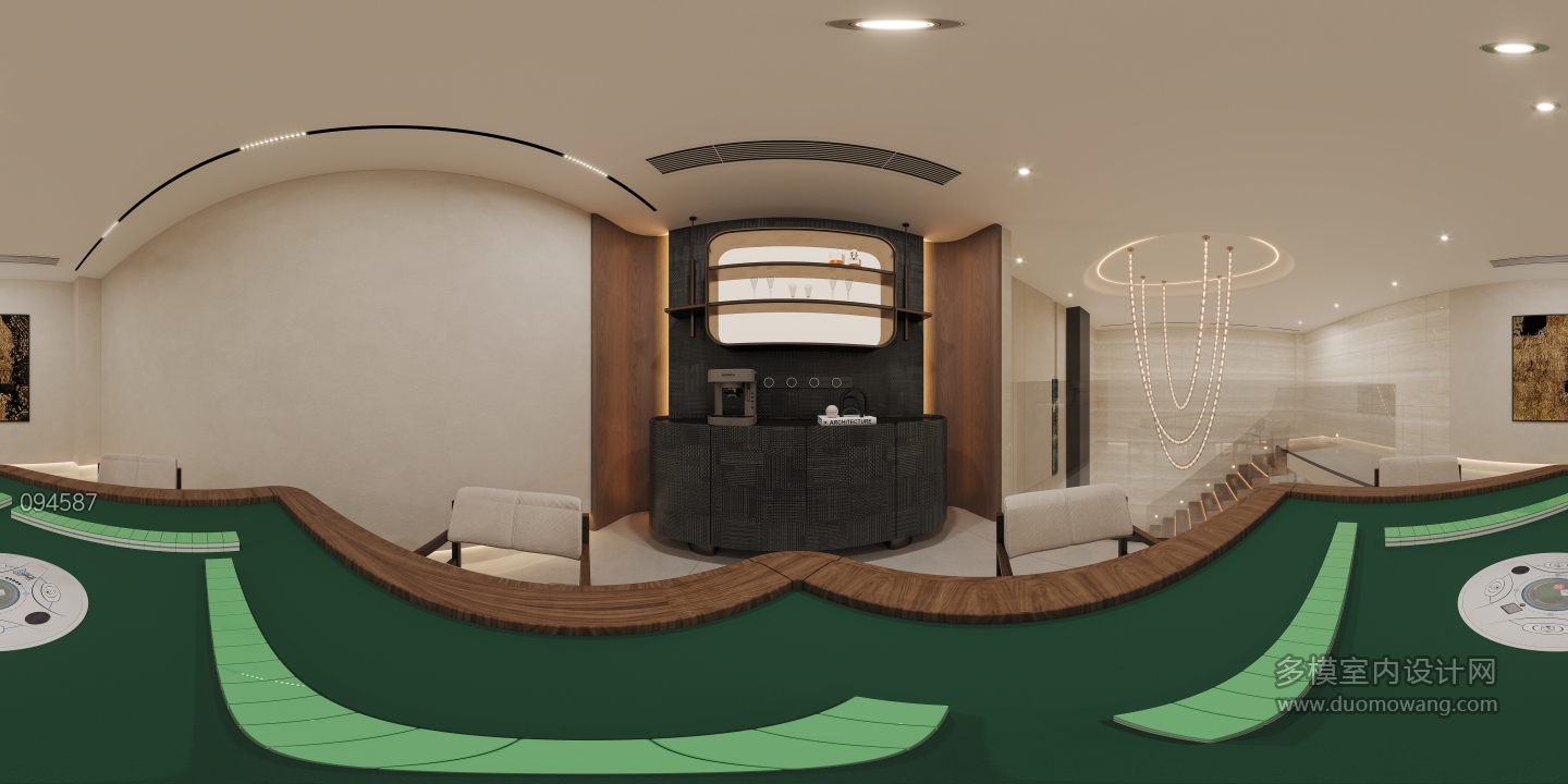 负一层棋牌室全景