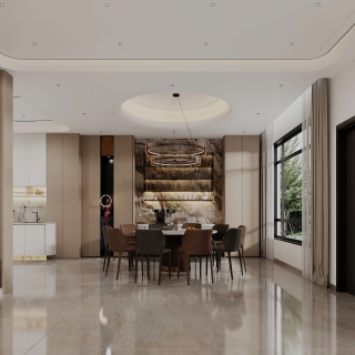 现代轻奢餐厅静态