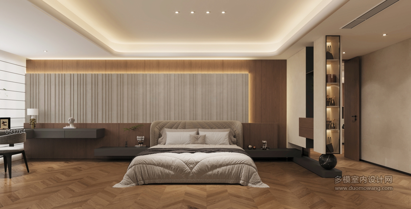 一楼主卧床头背景