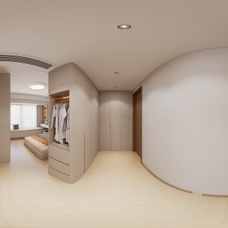 现代-主卧衣帽间