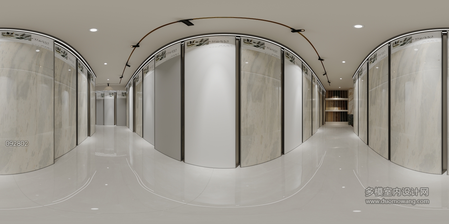 现代展厅全景一