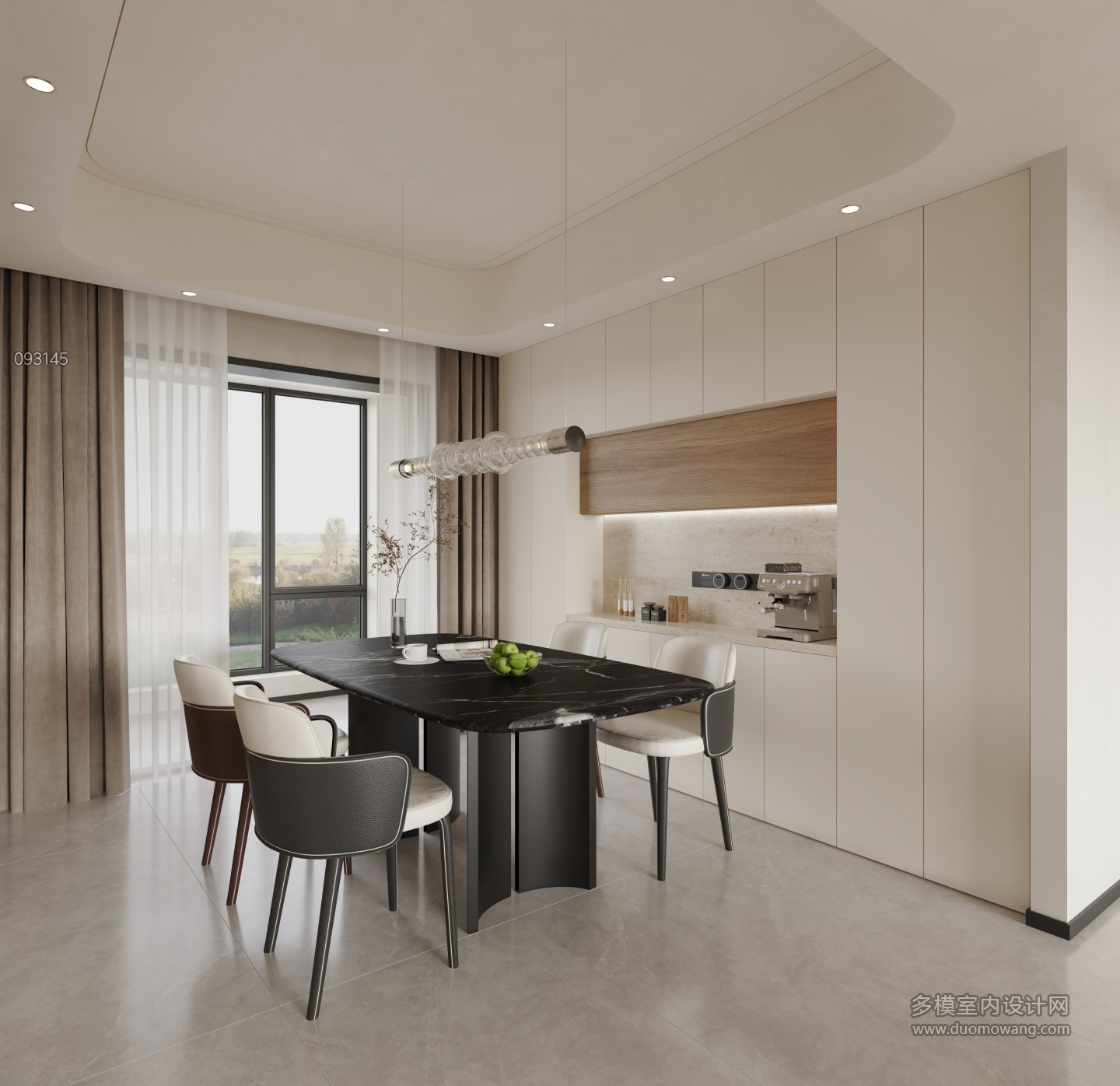 现代 客餐厅 单张2