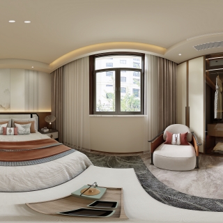 新中式次卧房二360