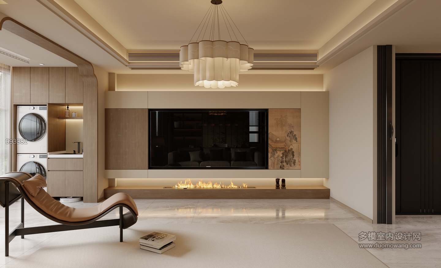 新中式一楼电视静态