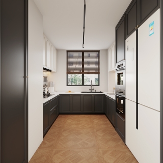 4法式中古风厨房单张