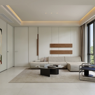 现代三楼起居室