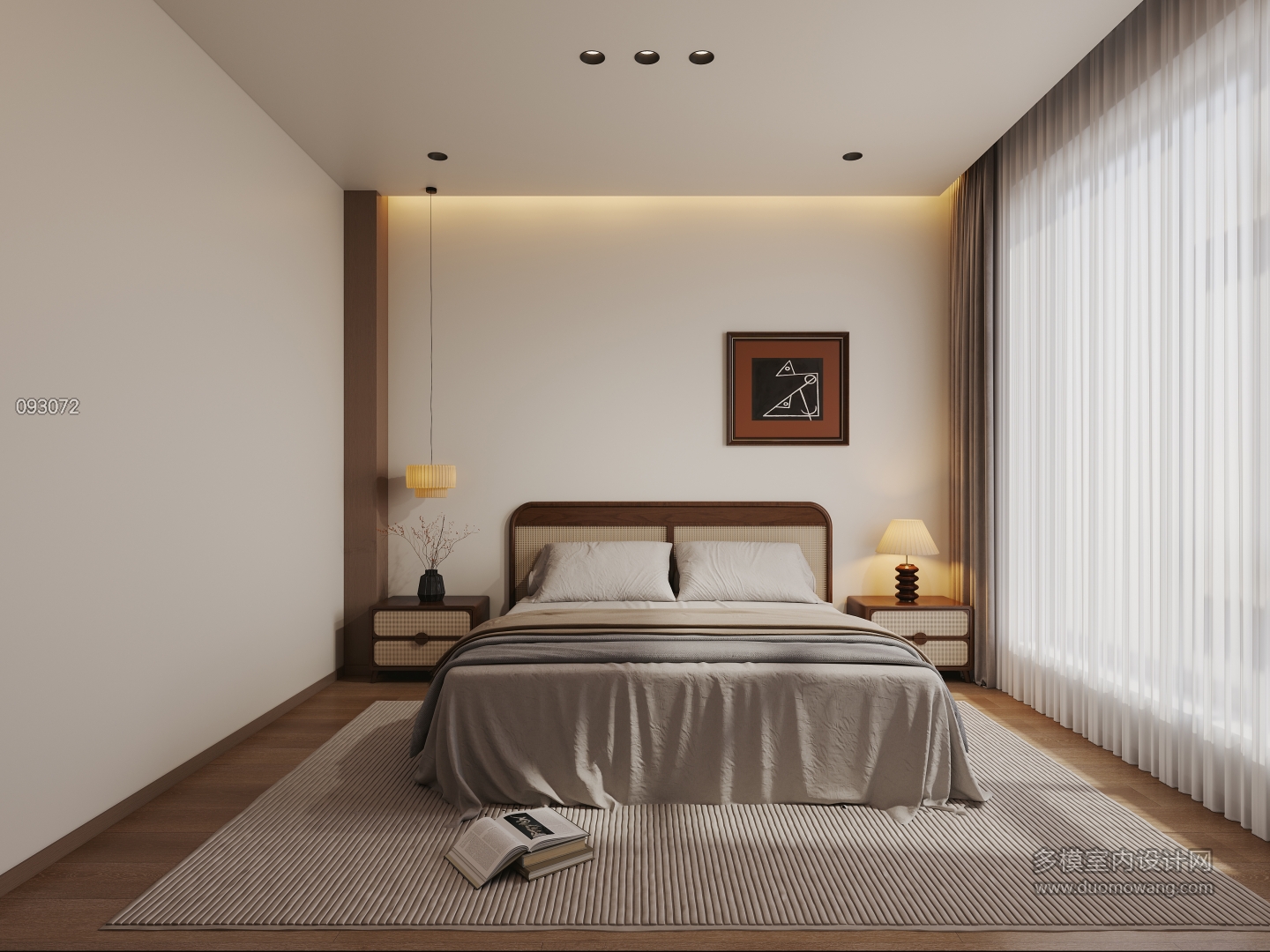 奶油中古二层北卧室