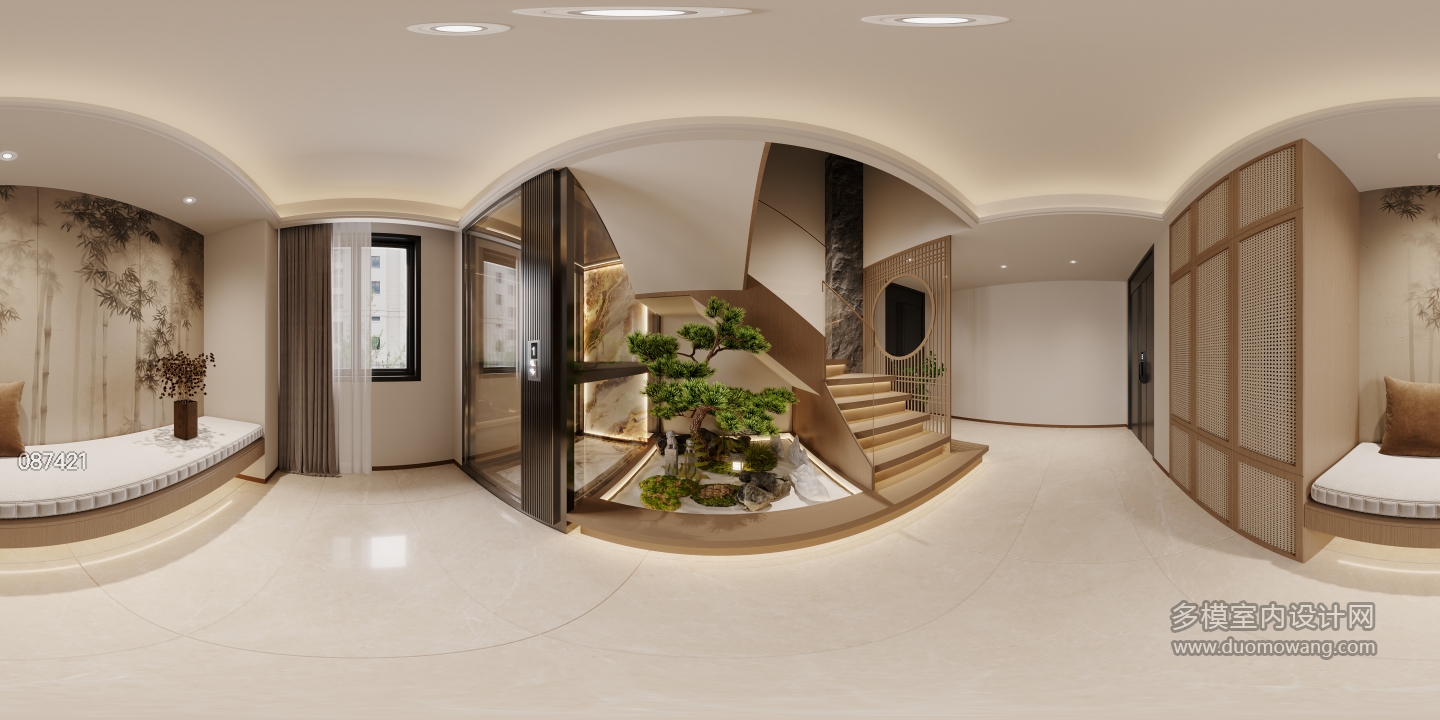 宋式一楼 楼梯全景