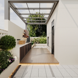 法式一楼院子单张二