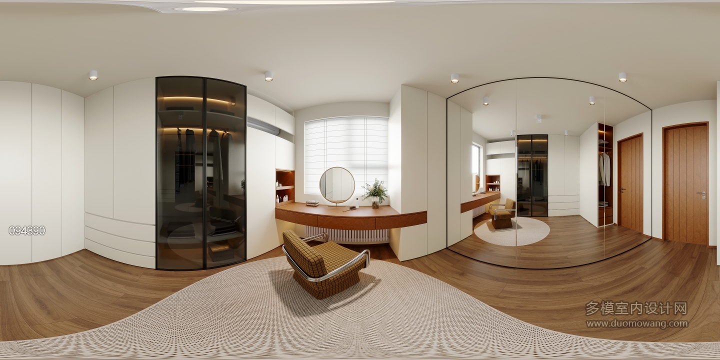 日式衣帽间全景