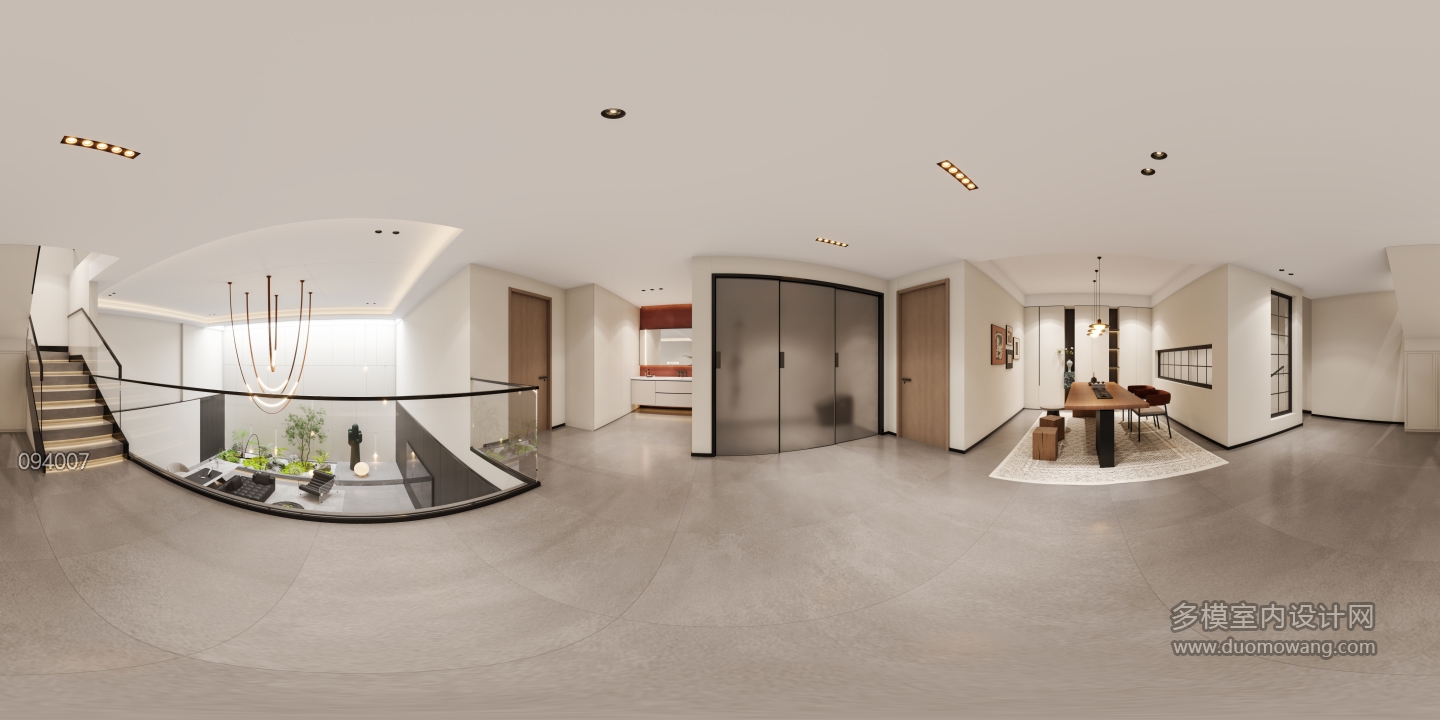 现代负一层全景