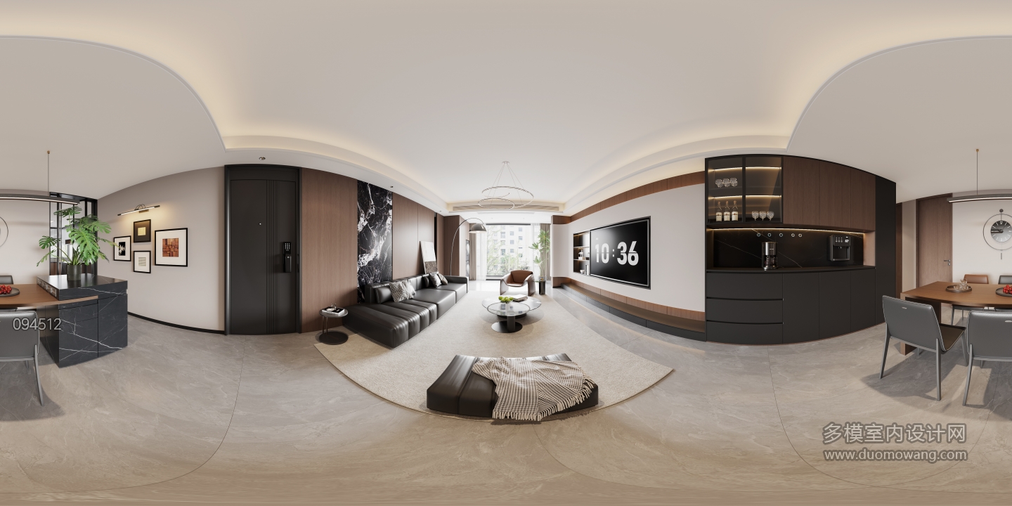 1现代意式客餐厅全景