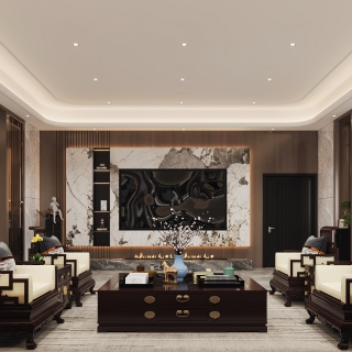 新中式电视背景