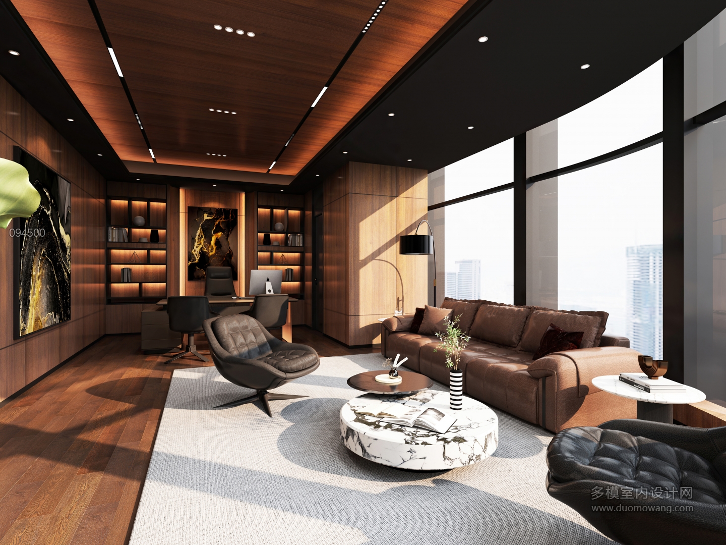 现代经理办公室静态