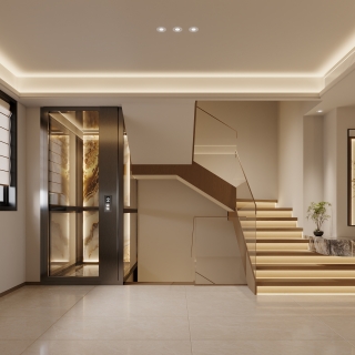 宋式二楼楼梯间