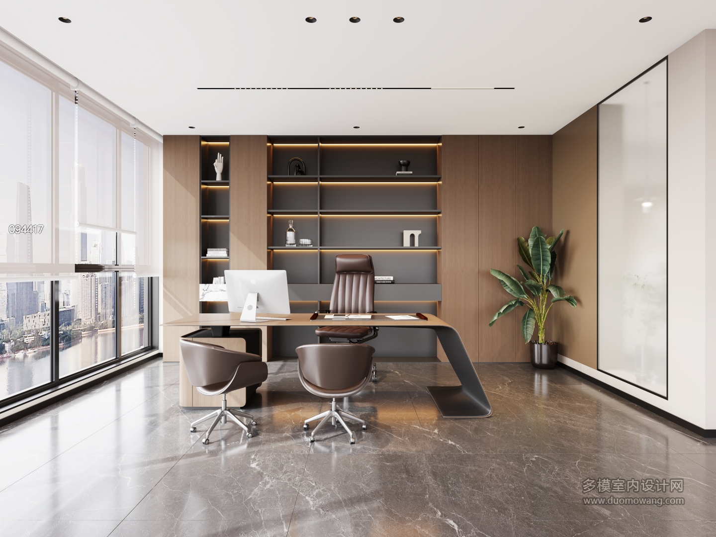 2现代办公室单张