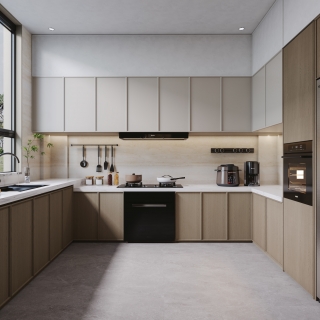 新中式1楼_厨房静态