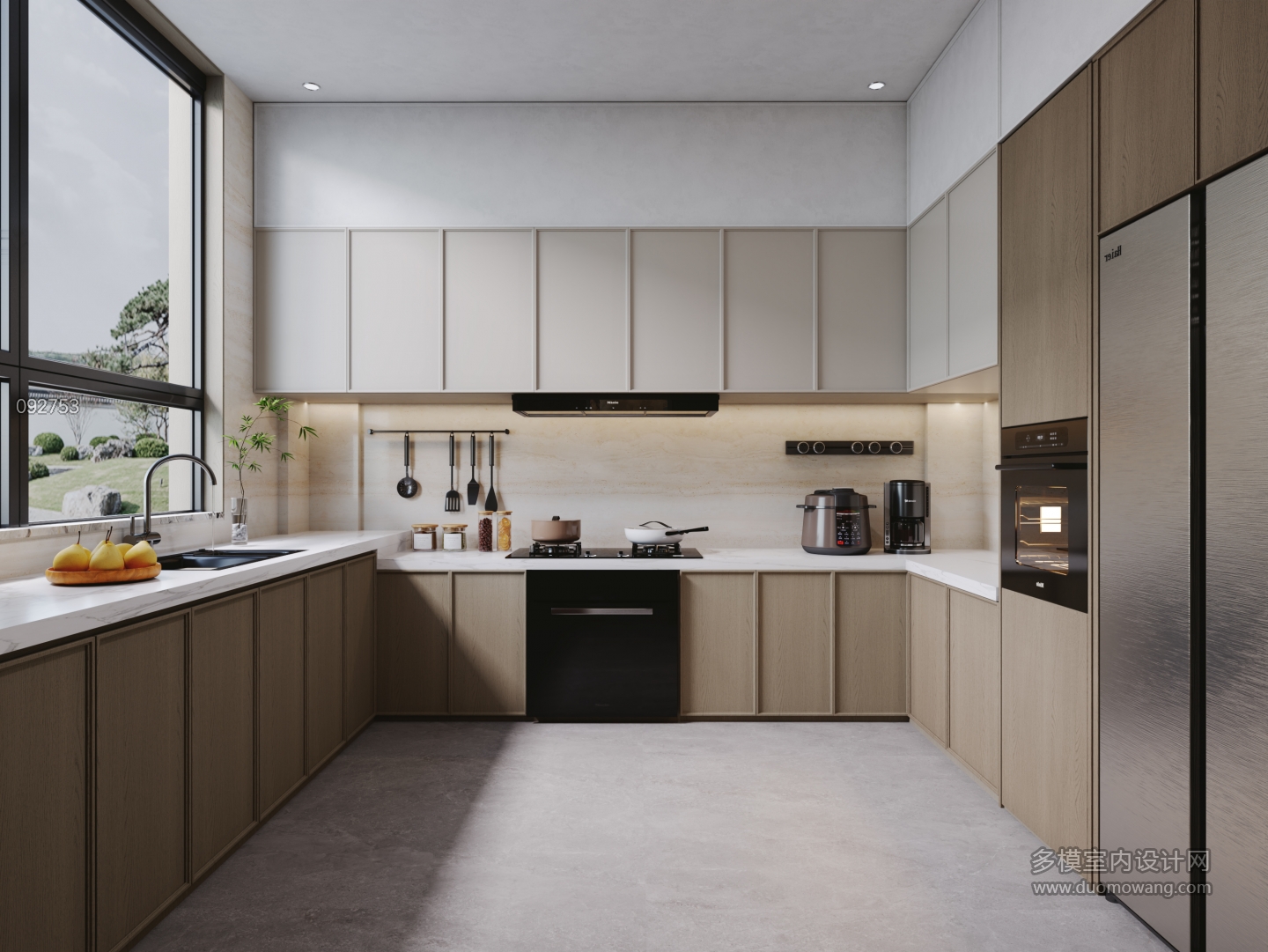 新中式1楼_厨房静态