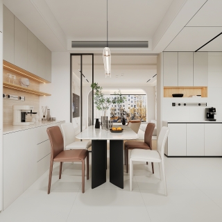 现代客餐厅单张二