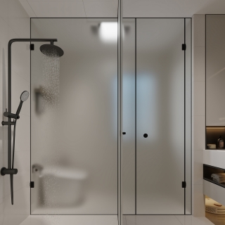 现代卫生间特写