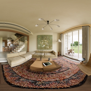 中古风一楼客厅360