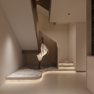 法式 负一层 楼梯 1